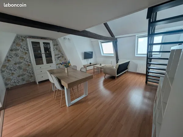 Location duplex lumineux - 70m² Loos