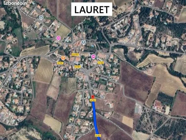 Terrain 500 m² Lauret