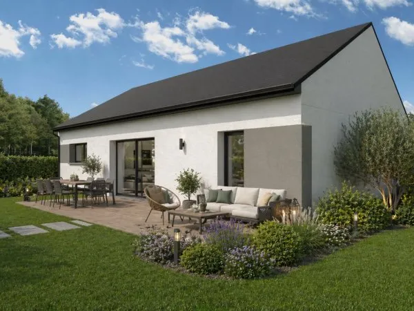 Terrain + maison 93 m²