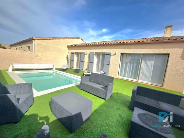 Villa contemporaine 3 Chambres, Piscine, DPE : A