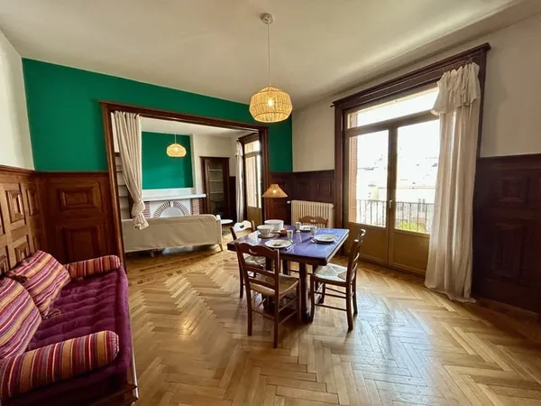 Appartement T4 Meublé, balcon filant et parking Quartier d