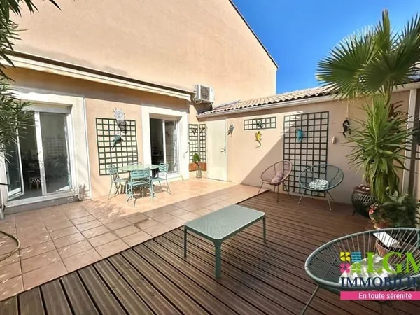 NÎMES - Spacieux 3 pièces avec jardin et garage