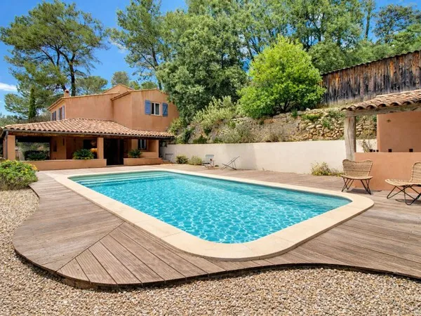 EXCLUSIVITÉ Maison Le Thoronet 5 pièces 125m2- terrain 1800m2- piscine- terrasse- cuisine d'été, vue