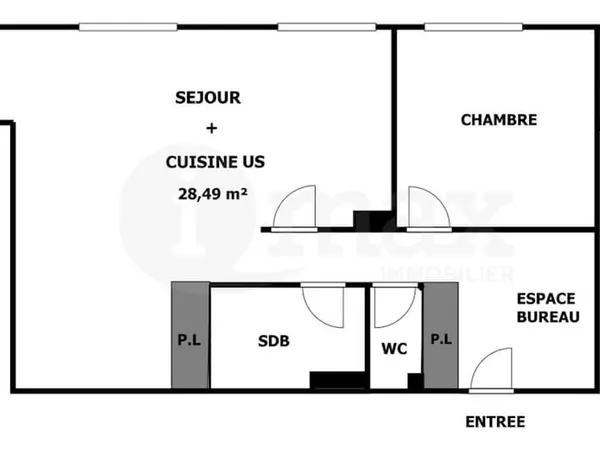 Appartement 2 pièces 54 m²