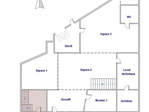 Commerce 5 pièces 195 m²
