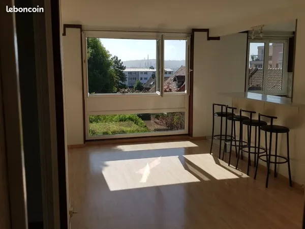 F3 74 m² baigné de lumière - 2 ch + garage + parking, cave et jardin arboré - Rouen droite