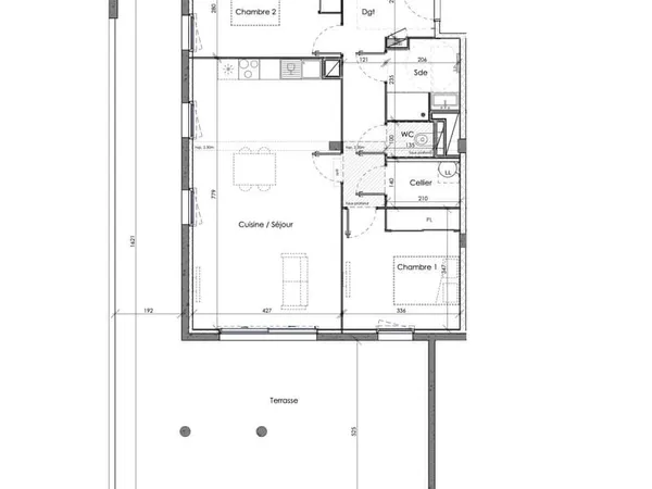 Appartement 3 pièces 77 m²