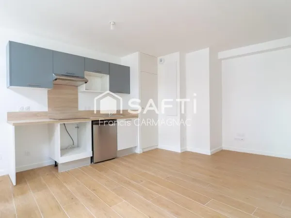 Appartement T2 rez-de-chaussée de 40 m² entiérement rénové