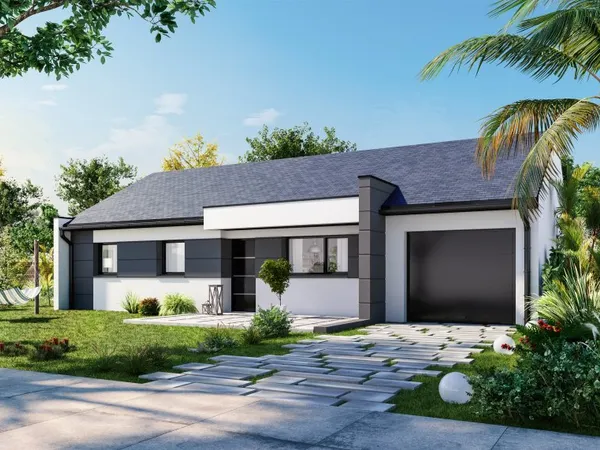 Terrain + maison 90 m²