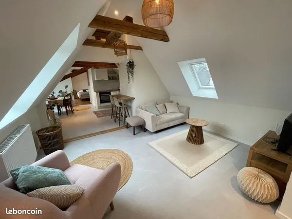 La Girouette / Loft / 55m2 / Meublé / Ferme alsacienne