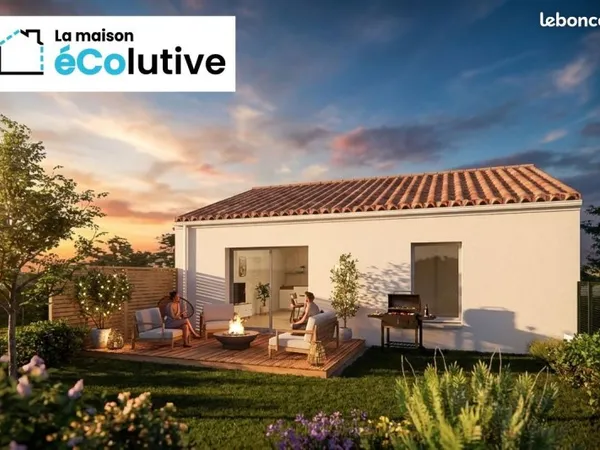 Maison neuve avec terrain à Vue (44) - Projet T3 évolutif