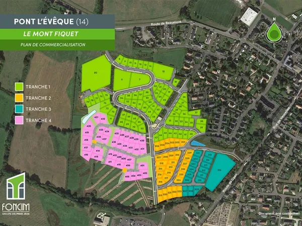 Terrain en individuel 448 m²