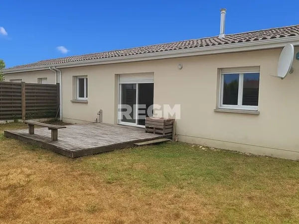 MAISON CLÉ EN MAIN AVEC JARDIN 500M2, À 15 MINUTES DES PLAGE