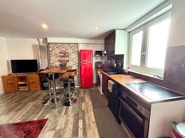 Appartement rénové, meublé avec une terrasse