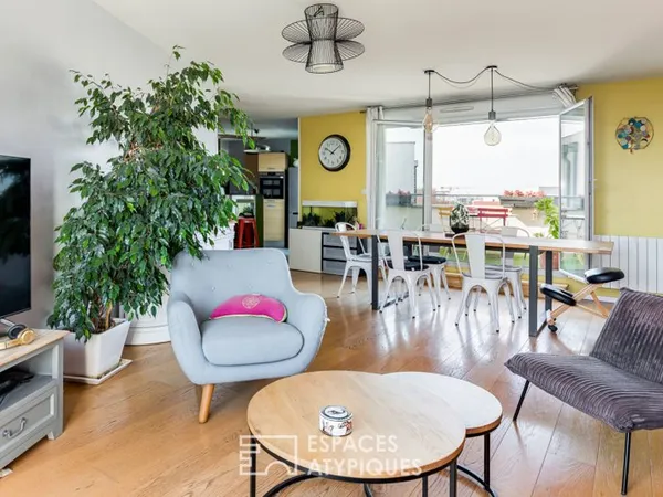 Appartement et son toit terrasse à Toulouse