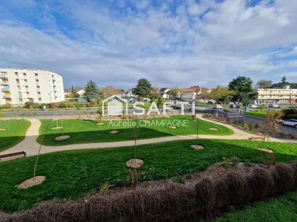 T3 de 57,3 m² lumineux avec vues dégagées !
