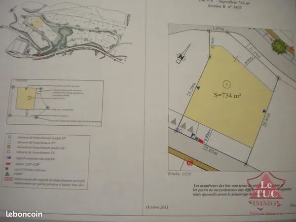 Terrain 598 m² Mondragon