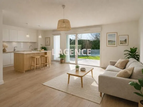 Appt T3 avec terrasse, parking et jardin