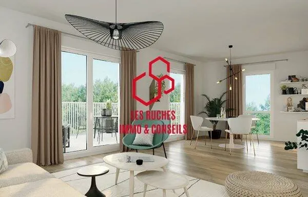 Appartement 3 pièces 57 m²