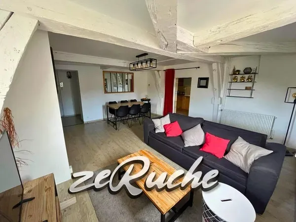 Appartement duplex 3 pièces hyper centre ville