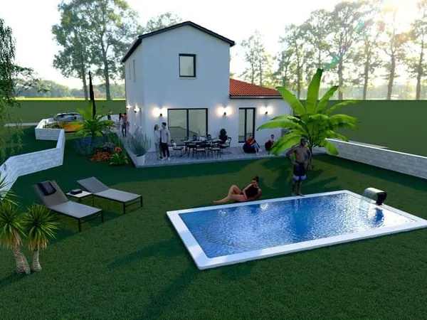 Terrain Grezieu La Varenne 502 m2, viabilisé, proche du centre