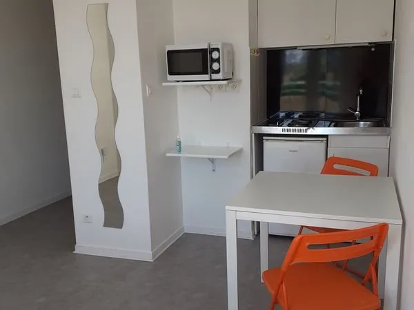 Studio meublé lumineux rue de Beaune à Dijon avec parking privatif