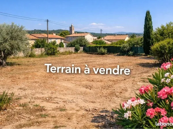 Terrain constructible 340 m² viabilisé - prêt à construire - Congénies (30111)