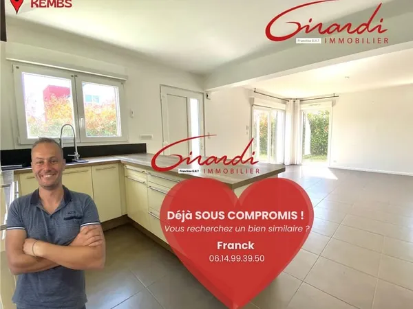 KEMBS, APPARTEMENT DUPLEX JARDIN, 110M2, 3 CHAMBRES, JARDIN