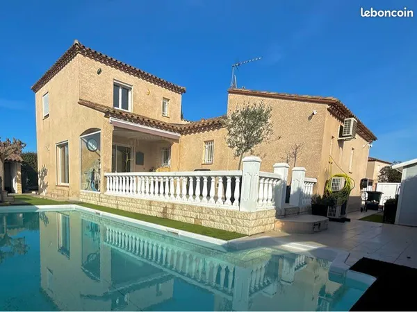 🏠 maison 4 Faces-piscine chauffée-quartier calme