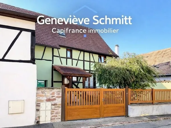Maison de charme 122 m² avec terrasse, cour et cave - SUNDHOFFEN (68)