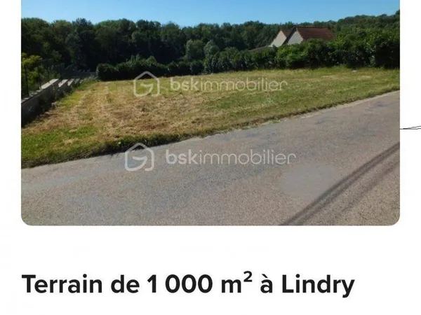 Terrain 1000 m²