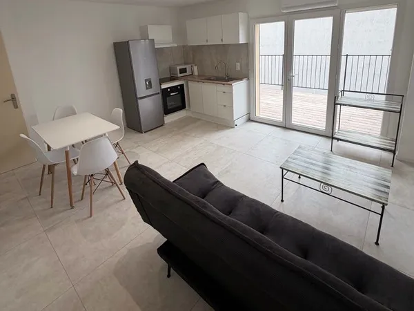 Appartement meublé neuf T2 55m2 avec terrasse