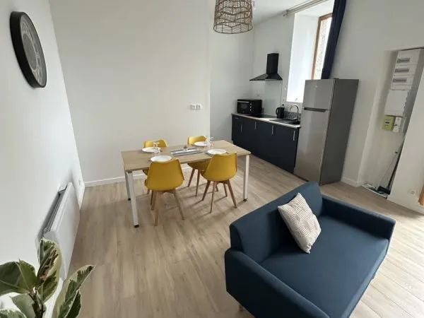 T2 meublé 43 m2 Rez-de-chaussée