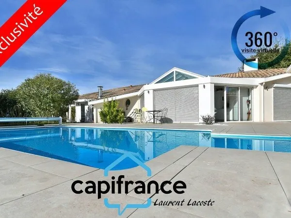 Villa à vendre 9 pièces - 278 m² - piscine - 2000 m² de terrain - Toulouse Ouest