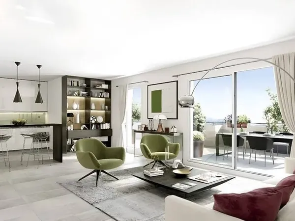 Appartement 2 pièces 45 m²