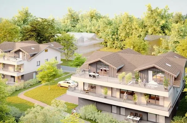 THONON quartier Ripaille / Concise - T3 dernier étage avec terrasse, parking, garage et cave