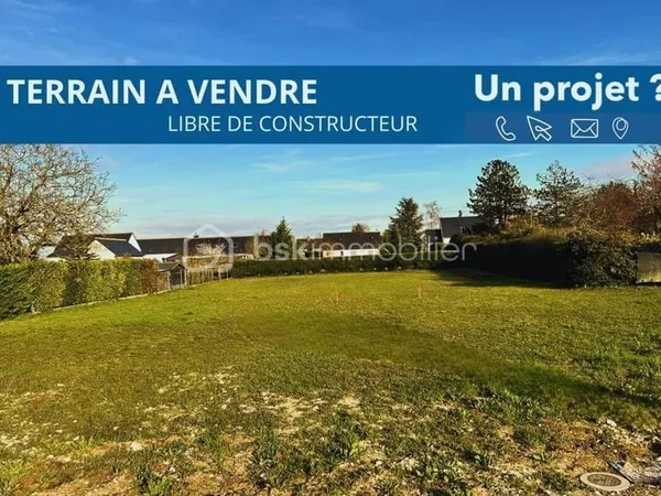 Terrain constructible 1076 m²