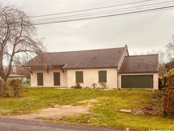 Maison 4 chambres plain pied Lac du Der
