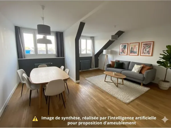 Appartement 3 pièces 70 m²