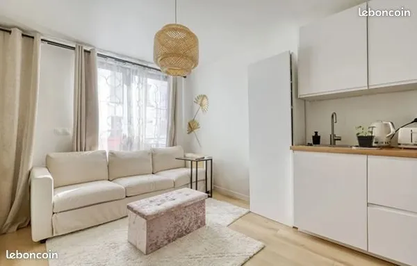 Studio meublé et renové de 25m² - centre Nemours
