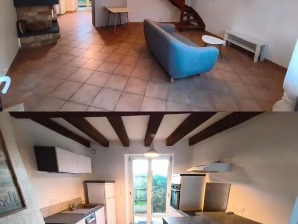 Maison de bourg à étage avec dépendance