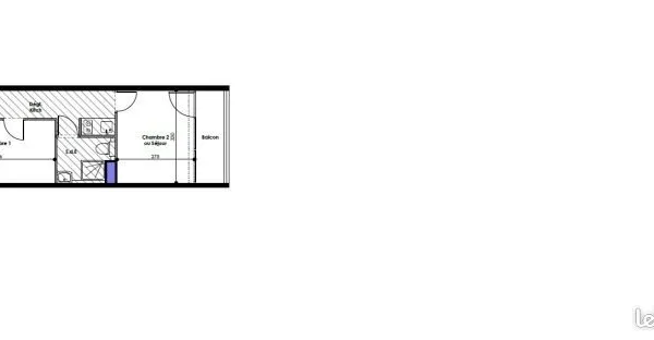 Appartement 1 pièce 28 m²