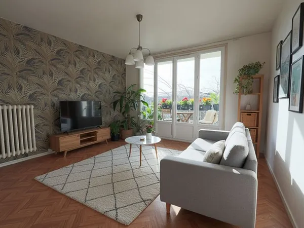 Appartement 3 pièces 56 m²