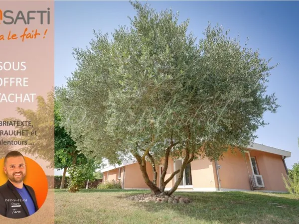 Maison architecte plain-pied 110m2 - LABESSIÈRE-CANDEIL