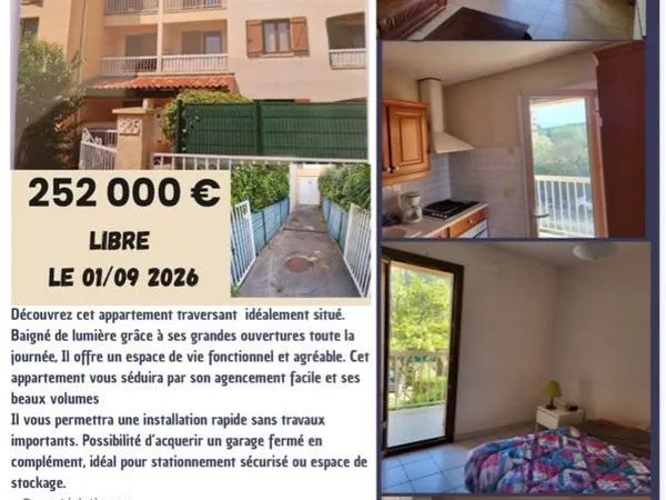 3 pièces A vendre VAR (83)
