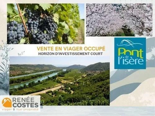 Viager occupé - F92-H82 ans - PONT DE L ISERE (26600)