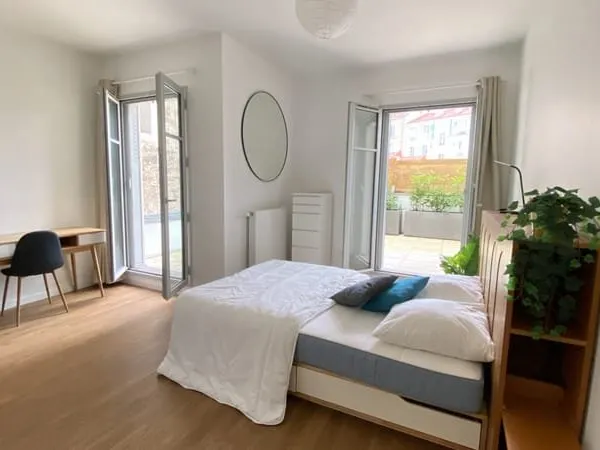 Vincennes Studio meublé 29 m2 avec Terrasse 22.40m2