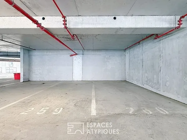 Parking couvert sécurisé