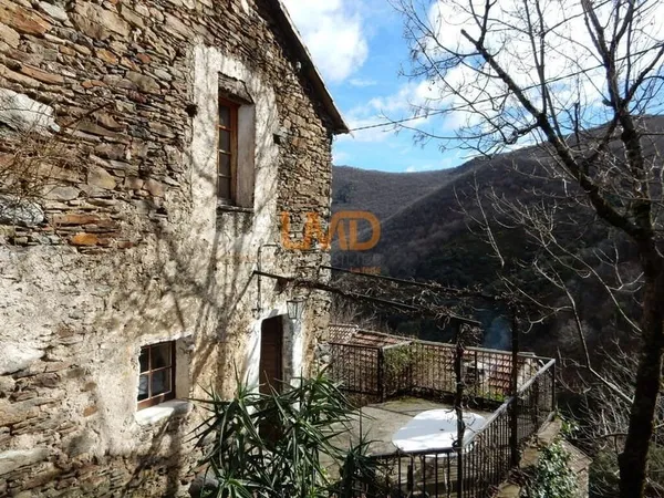 Vue vallée plein sud - Authentique maison cévenole
