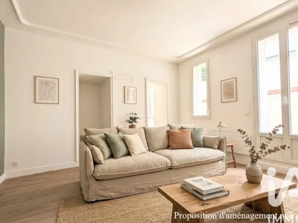 Appartement 2 pièces 44 m²